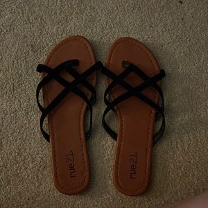 Black sandals
